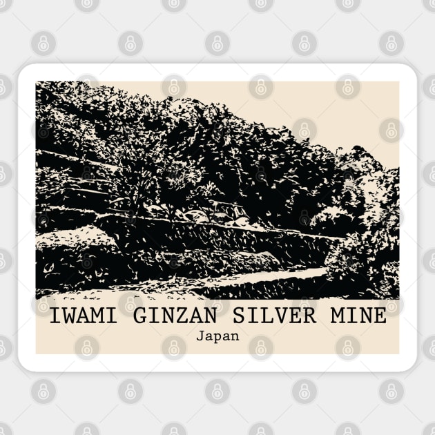 Iwami Ginzan Silver Mine - Japan Magnet by Lakeric